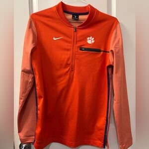 Nike On-Field Clemson 1/4 Zip Pullover Coaches Pullover